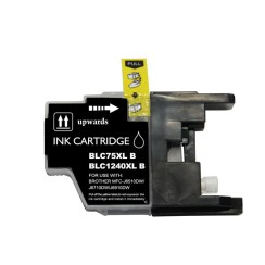 BULK - Brother LC1240XL/LC1220XL Negro Cartucho de Tinta Generico - Reemplaza LC1240BK/LC1220BK