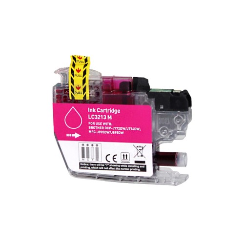 BULK - Brother LC3213/LC3211 Magenta Cartucho de Tinta Generico - Reemplaza LC3213M/LC3211M