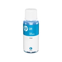 HP 31 Cyan Botella de Tinta Original - 1VU26AE