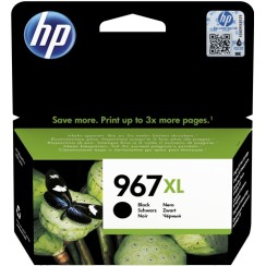 HP 967XL Negro Cartucho de Tinta Original - 3JA31AE