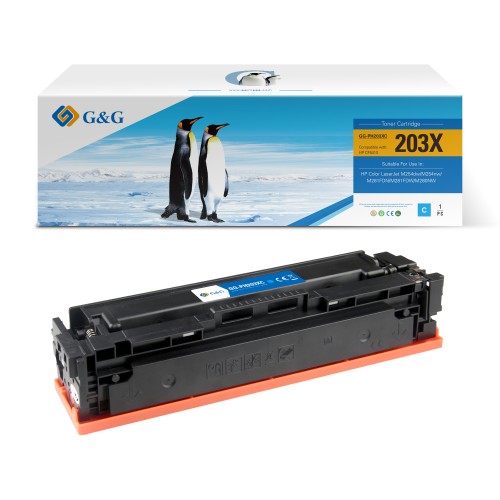 G&G Canon 054H/045H Cyan Cartucho de Toner Generico - Reemplaza 3027C002/3023C002/1245C002/1241C002