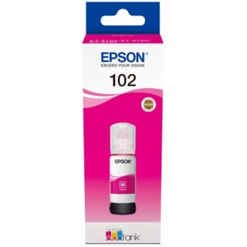 Epson 102 Magenta Botella de Tinta Original - C13T03R340