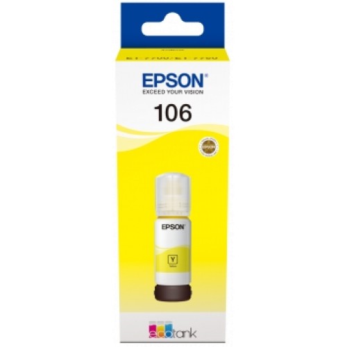 Epson 106 Amarillo Botella de Tinta Original - C13T00R440