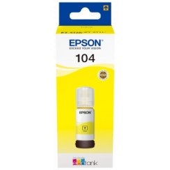 Epson 104 Amarillo Botella de Tinta Original - C13T00P440