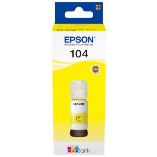 Epson 104 Amarillo Botella de Tinta Original - C13T00P440