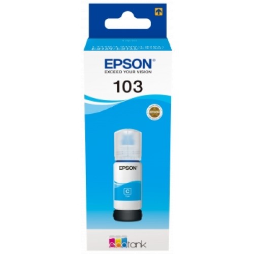 Epson 103 Cyan Botella de Tinta Original - C13T00S24A10