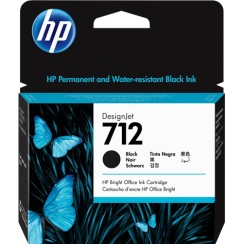 HP 712XL Negro Cartucho de Tinta Original - 3ED71A