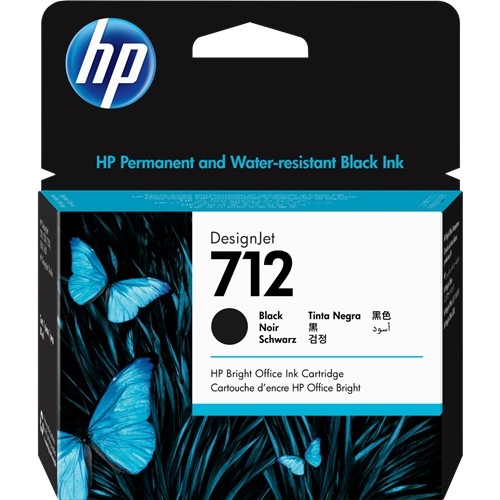 HP 712XL Negro Cartucho de Tinta Original - 3ED71A