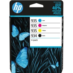 HP 934 + 935 Pack de 4 Cartuchos de Tinta Originales - 6ZC72AE