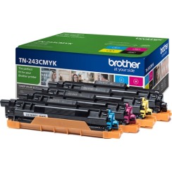 Brother TN243 Pack de 4 Cartuchos de Toner Originales - TN243CMYK