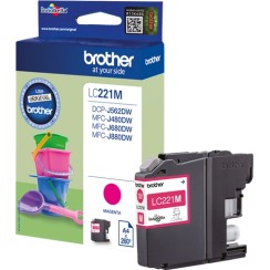 Brother LC221 Magenta Cartucho de Tinta Original - LC221MBP