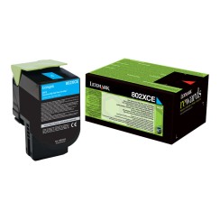 Lexmark CX510 Cyan Cartucho de Toner Original - 80C2XC0/80C2XCE/802XC