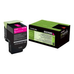 Lexmark CX510 Magenta Cartucho de Toner Original - 80C2XM0/80C2XME/802XM