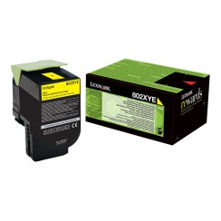 Lexmark CX510 Amarillo Cartucho de Toner Original - 80C2XY0/80C2XYE/802XY