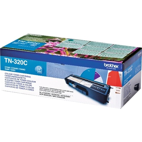 Brother TN320 Cyan Cartucho de Toner Original - TN320C