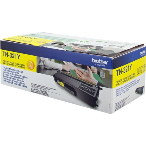 Brother TN321 Amarillo Cartucho de Toner Original - TN321Y