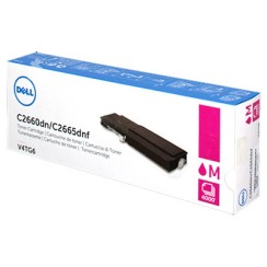 Dell C2660DN/C2665DNF Magenta Cartucho de Toner Original - 593-BBBS/V4TG6/VXCWK