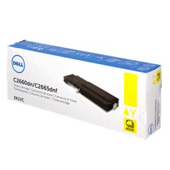 Dell C2660DN/C2665DNF Amarillo Cartucho de Toner Original - 593-BBBR/2K1VC/YR3W3