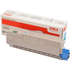 OKI C612 Cyan Cartucho de Toner Original - 46507507