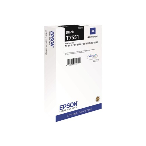 Epson T7551 Negro Cartucho de Tinta Original - C13T755140