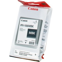 Canon PFI106 Negro Mate Cartucho de Tinta Original - PFI106MBK/6620B001