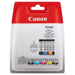 Canon PGI570/CLI571 Pack de 5 Cartuchos de Tinta Originales - 0372C004