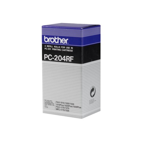 Brother PC204RF Pack de 4 Rollos de Transferencia Termica Originales