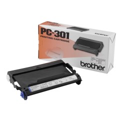 Brother PC301 Cartucho y Rollo de Transferencia Termica Original - 1 Rollo