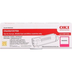 OKI C5650/C5750 Magenta Cartucho de Toner Original - 43872306