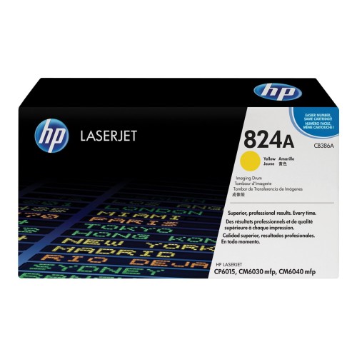 HP CB386A Amarillo Tambor de Imagen Original - 824A (Drum)