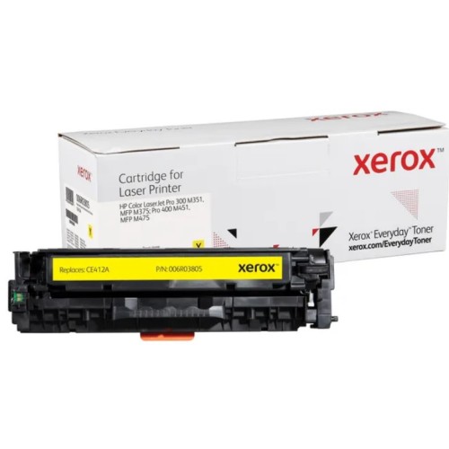 Xerox Everyday HP CE412A Amarillo Cartucho de Toner Generico - Reemplaza 305A