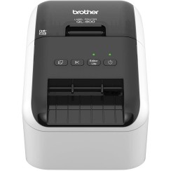 Brother QL800 Impresora Profesional Termica de Etiquetas USB - 93 Etiquetas por min. - Resolucion 300x600ppp - Impresion a Negro y Rojo - Cortador Automatico