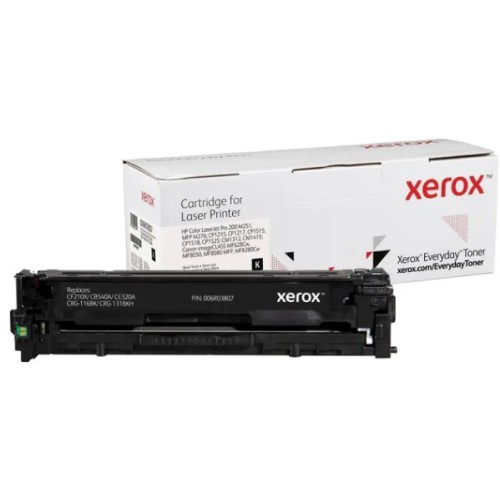 Xerox Everyday HP CB540A/CE320A/CF210X Negro Cartucho de Toner Generico - Reemplaza 125A/128A/131X