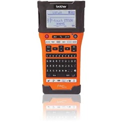 Brother PT-E550WVP Rotuladora Electronica Portatil Profesional USB WiFi - Pantalla LCD - 384 Simbolos - Color Negro/Naranja