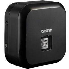 Brother PT-P710BT Cube Rotuladora Electronica Portatil Bluetooth USB - Resolucion 180ppp - Velocidad 20mms - Bateria Recargable - Color Negro