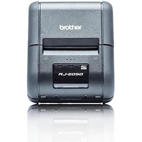 Brother RJ-2050 Impresora Termica Portatil de Tickets WiFi USB Bluetooth MFI - Resolucion 203ppp - Velocidad 152mms - Color Gris