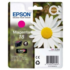 Epson T1803 (18) Magenta Cartucho de Tinta Original - C13T18034012