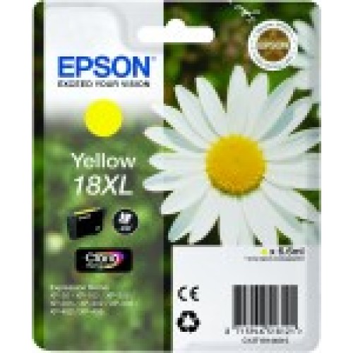 Epson T1814 (18XL) Amarillo Cartucho de Tinta Original - C13T18144012