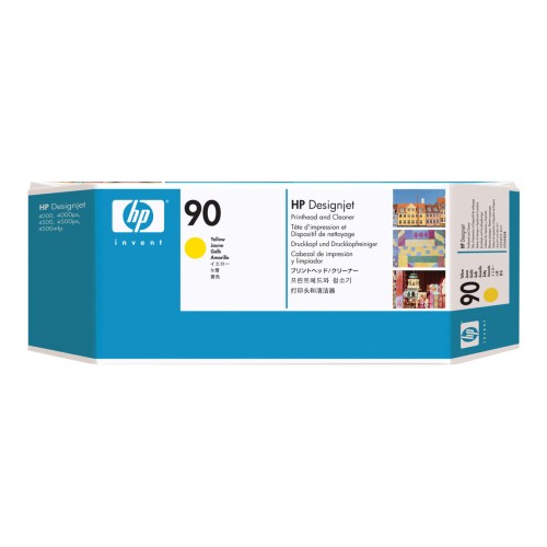 HP 90 Amarillo Cabezal de Impresion Limpiador Original  - C5057A