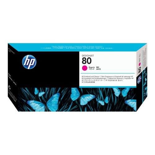 HP 80 Magenta Cabezal de Impresion Limpiador Original - C4822A