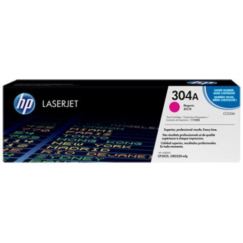 HP CC533A Magenta Cartucho de Toner Original - 304A