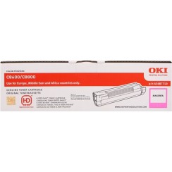 OKI C8600/C8800 Magenta Cartucho de Toner Original - 43487710