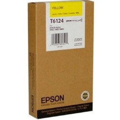 Epson T6124 Amarillo Cartucho de Tinta Original - C13T612400