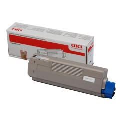 OKI C610 Negro Cartucho de Toner Original - 44315308