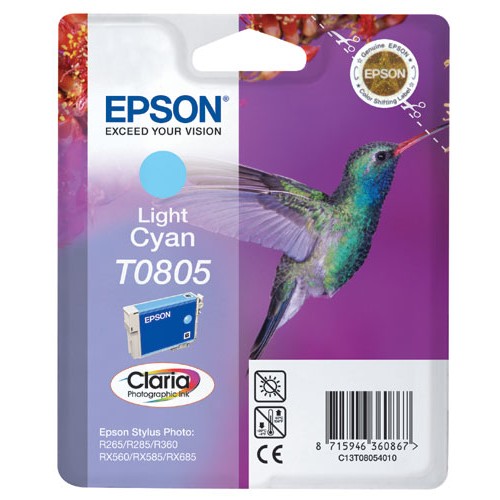 Epson T0805 Cyan Light Cartucho de Tinta Original - C13T08054011