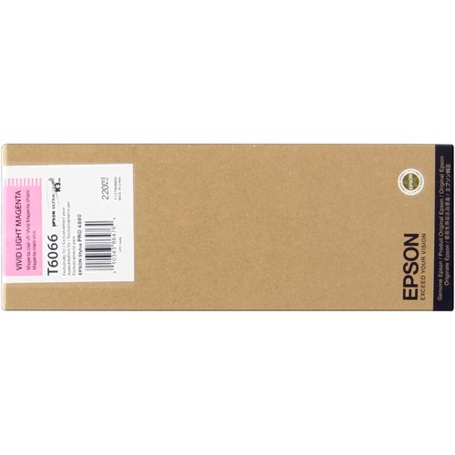 Epson T6066 Magenta Light Vivido Cartucho de Tinta Original - C13T606600