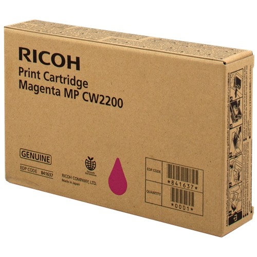 Ricoh Aficio MP-CW2200SP Magenta Cartucho de Tinta Original - 841637/MP CW2200M