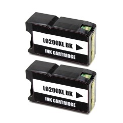 Lexmark 200XL Negro Pack 2 Cartuchos de Tinta Genericos - Reemplaza 14L0197