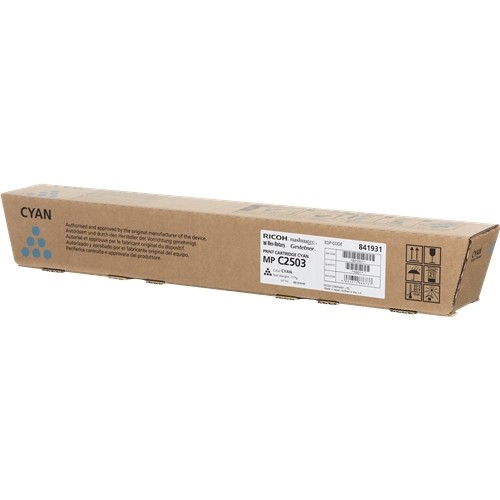 Ricoh Aficio MP-C2503SP/MP-C2003SP/MP-C2011SP Cyan Cartucho de Toner Original - 841931