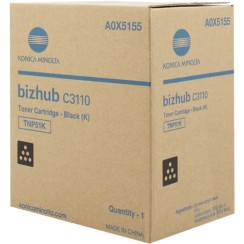 Konica Minolta Bizhub C3110 Negro Cartucho de Toner Original - A0X5155/TNP51K